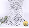Classic Polka Dot Silk Georgette Scarf - Versatile Summer Sunscreen Shawl