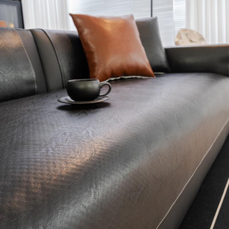 PU Material Leather Sofa Towel,sofa Covers for Living Room,1/2/3/4 Seater Couch Sofa ,L Shape Sofa Slipcovers,furniture Protect
