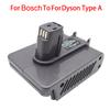Адаптер для аккумуляторов Makita/DeWalt/Milwaukee/Bosch 18/20V к пылесосу Dyson Type A Type B DC31 DC34 DC35 DC44 DC45