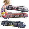 Alloy Train Kids Train Models Toys High Speed Rail Toy Train Educational Boys Train Diecast Toy L6W2