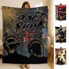 Music DDaft PPunk Throw Soft Flannel Blanket for Bed Bedroom Sofa Picnic Throw Skinfriendly Breathable Gift Cover