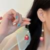 Серьги «Супер Божественный Бессмертный Цветок» - Позолоченные Швензы, Натуральные и Аутентичные Цветущая Роза Серьги из Настоящего Цветка для Серьг
