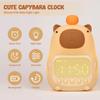 Capybara Shape Capybara Night Light USB Rechargeable Bedside LED Clock  Bedside