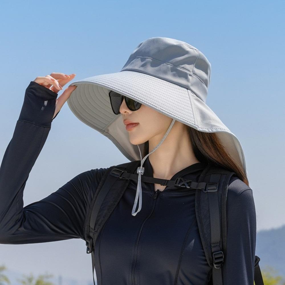 Summer Fishing Hat with Neck Cover Safari Cap 2025 Sun Bucket Hat For Women Girls