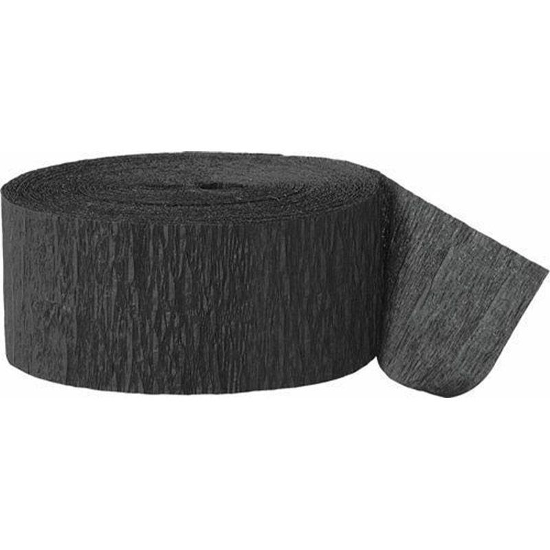 Vibrant 82ft Crepe Paper Party Streamers Roll For Birthday Wedding Hanging Decor Craft