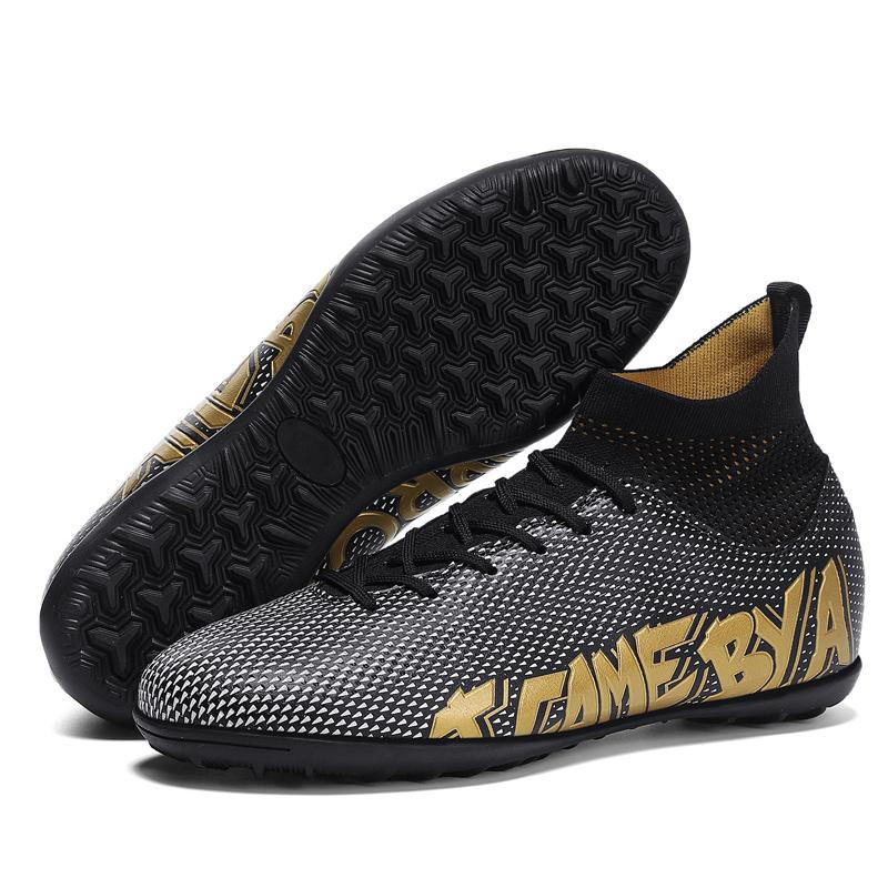 Модные большие футбольные бутсы с противоскользящими кроссовками, дышащие, удобные, легкие, детские футбольные бутсы EU31-48