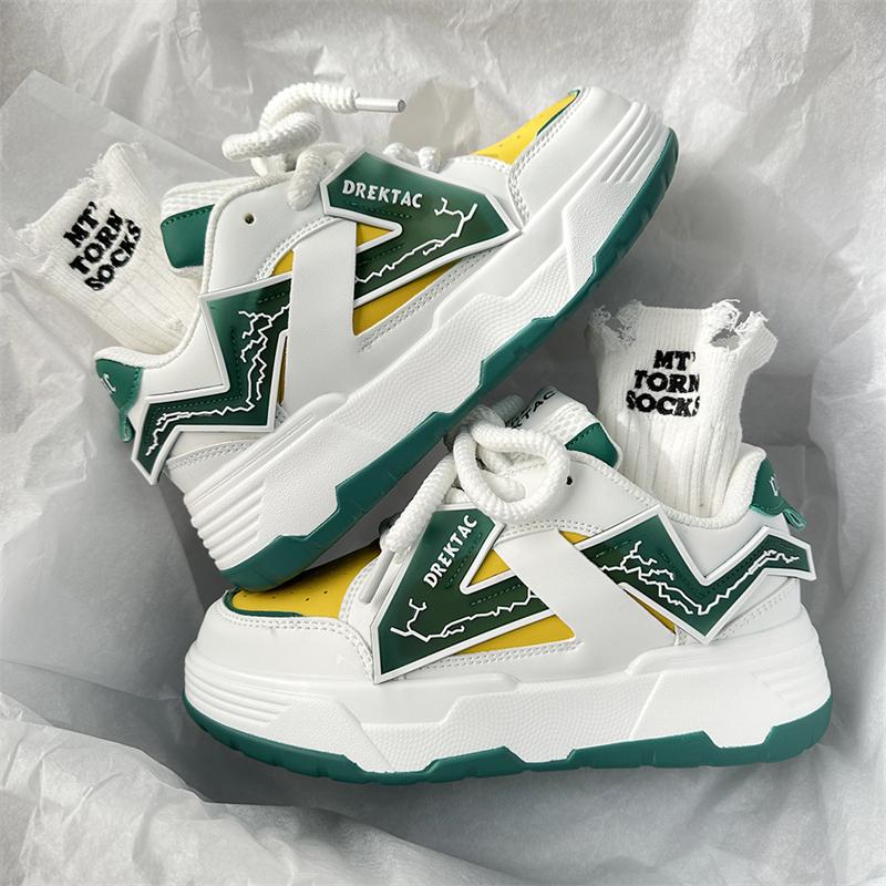 2025 Мода Оригинальные Мужские Кроссовки Пары Платформа Обувь для Скейтборда Размер 36-44 Высококачественная Женская Спортивная Обувь Массивные Кроссовки