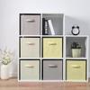 Fabric Storage Cube with Handle Large Capacity Easy Access Foldable Heavy-Duty Toys