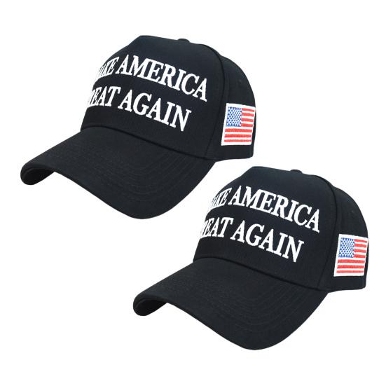 1/2 шт. бейсболка Трампа с вышитыми буквами и длинными полями MAGA 2024 президентская избирательная кампания с рисунком американского флага митинги вечеринки унисекс кепка
