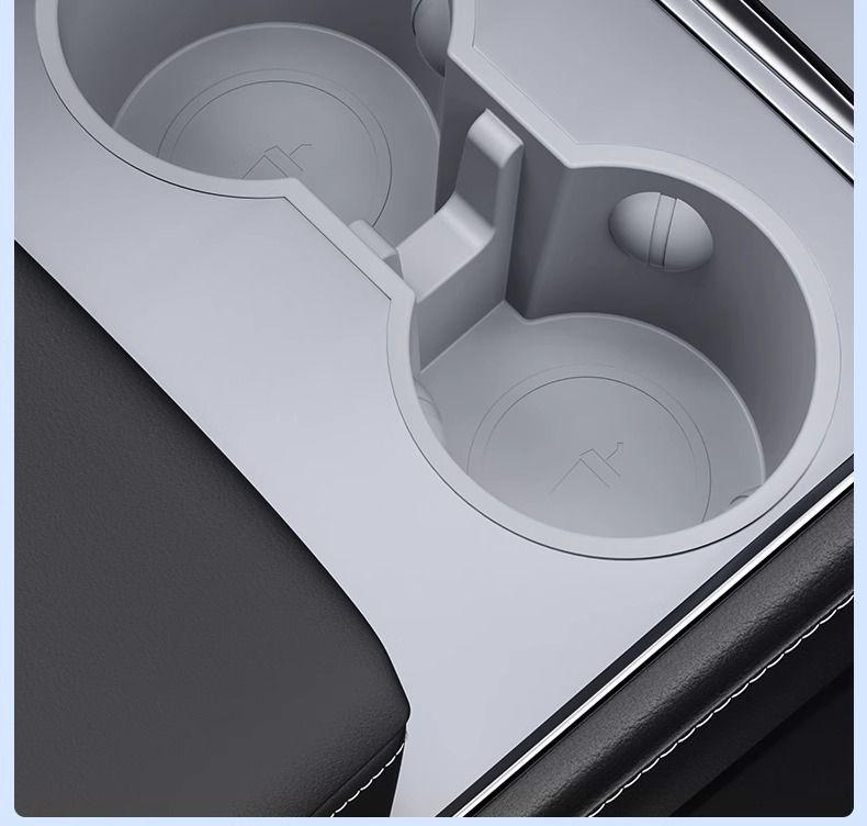 Ограничитель подстаканника, лоток для хранения, стойка для Tesla Model Y/3 - Аксессуары для интерьера