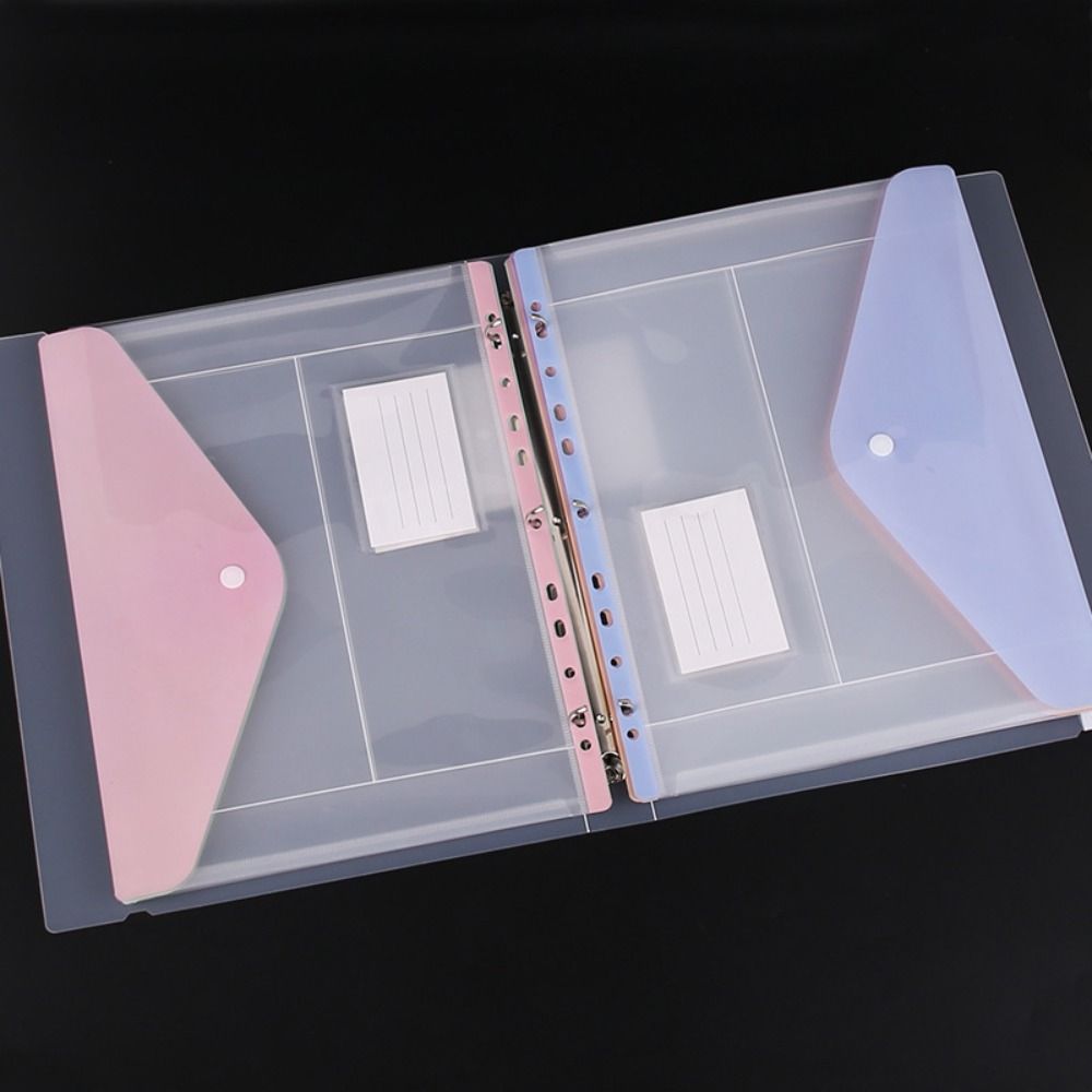 File Organizer Loose-leaf File Bag High-Capacity Document Pouch Home Use Binder Pockets  Stationery