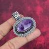 Amethyst Pendant Gemstone Jewelry, 925 Solid Sterling Silver Pendant, Gift For Women Handmade Pendant