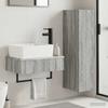 Bathroom Furniture Set 2 pcs Grey Sonoma 33 x 34.5 x 100 cm