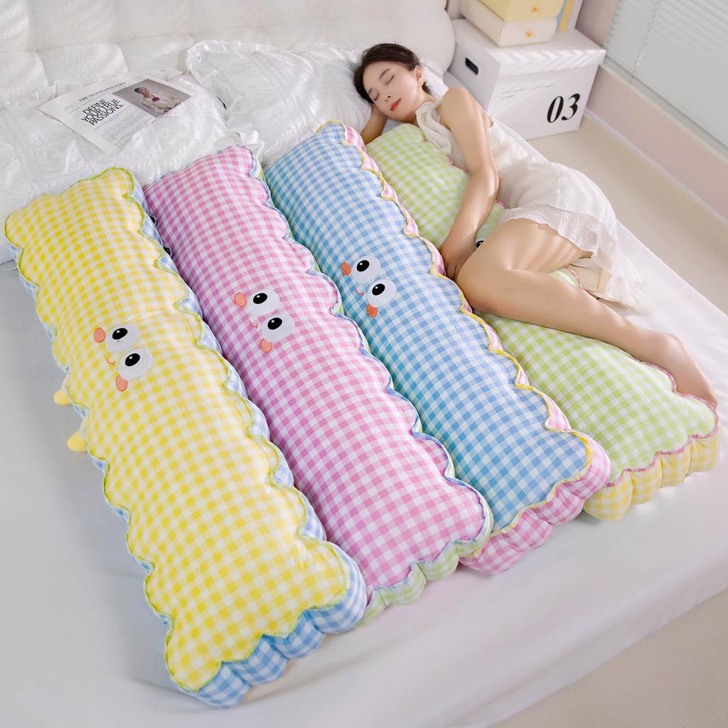 Мультяшный Стиль Сетчатый Узор Тело Беременной С Молнией Моющийся Чехол Для Комфортного Сна