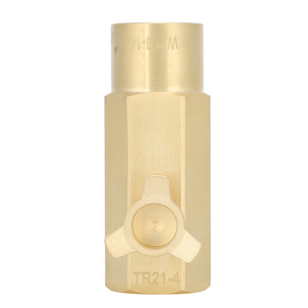 Переходник для заправки CO2 Соединительный штуцер W21.8-14 Клапан для накачивания соды Заправочный аксессуар