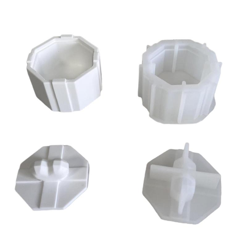 Набор форм для поделок из смолы своими руками, органайзеры для украшений, силиконовые формы для подарочных коробок для домашнего декора и подарочная коробка для хранения с крышкой