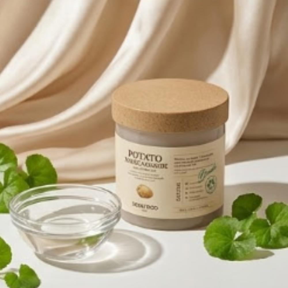 Potato Madecassoside Soothing Pad, 60 Sheets (250g), Redness Relief & Calming Care, From Korea