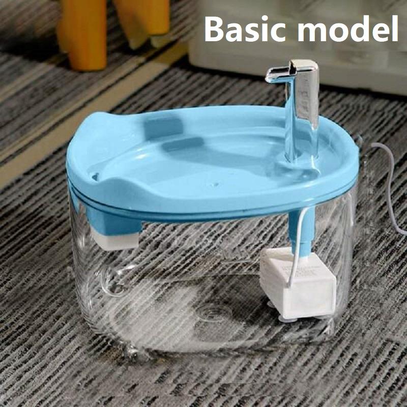 1,5 л фонтан для кошек с автоматической рециркуляцией, фильтр большой емкости, поилка для воды для кошек и собак, USB Электрический бесшумный диспенсер для воды для кошек