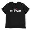 Любитель крикета Howzat Ball And Wicket от Cricket Fan Gifts T-Shirt Простая индивидуальная футболка для мужчин