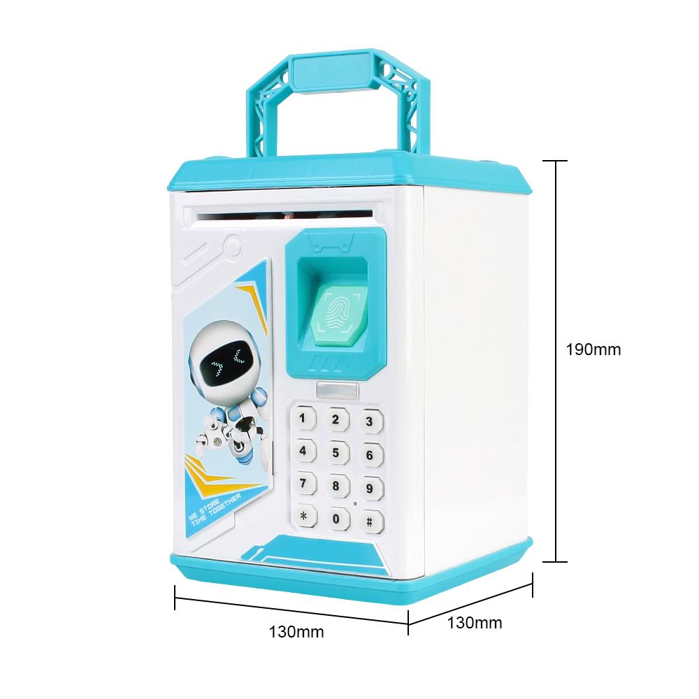 Пароль для банкомата, копилка с отпечатками пальцев, Рождественский подарок для детей, электронные наличные монеты, сберегательный банк