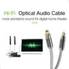 Коаксиальный кабель SPDIF 7.1 для саундбара Цифровой оптический аудиокабель Волокно-оптический кабель для телевизора, проектора, усилителей, плеера Шнур