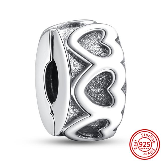 Новые туфли из серебра 925 пробы с сердечком на высоком каблуке с изображением животных, бусины, подходят для браслета-подвески, женские модные ювелирные изделия, изготовление