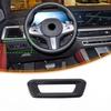 ABS Carbon Fiber Headlight Switch Button Panel Cover Trim For BMW X5 X6 -25