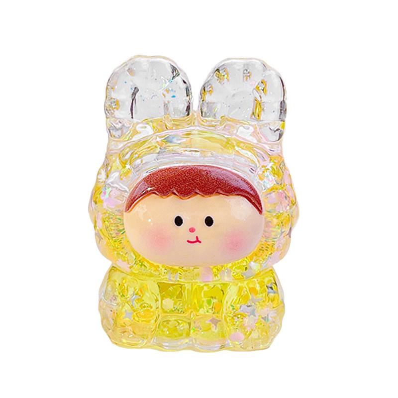 Adorable Cartoon Lilith Figurine Nightlight With Glowing Glitter For Home Decor