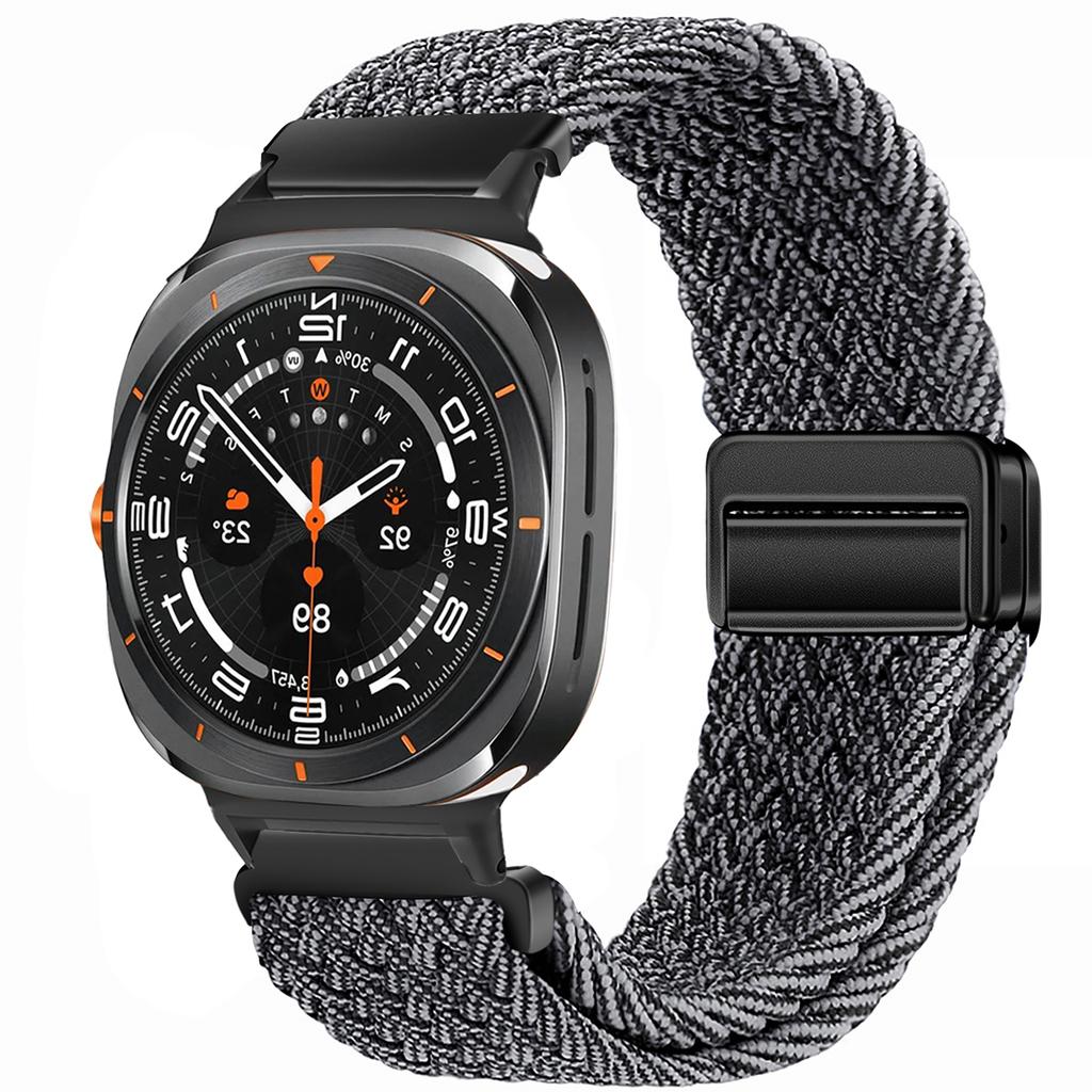 Для Samsung Galaxy Watch 7 Ultra Ремешок 47 мм Аксессуары Магнитный Плетеный нейлоновый спортивный Браслет Correa Galaxy Watch 7 Ultra Ремешок