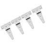 4pcs Heavy Duty Marine Grade T Hinge 316 Stainless Steel Universal Fit Boat Door Hatch T Hinge for Yachts