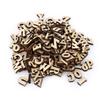 200Pcs Mixed Wooden Letters Unpaint DIY Decorations Kids Early Learning Toys (#1 Letters)