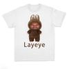 Parody Kanye Layeye T-shirt Creative Short-sleeved Pure Fun and Funny T-shirt for Both Women