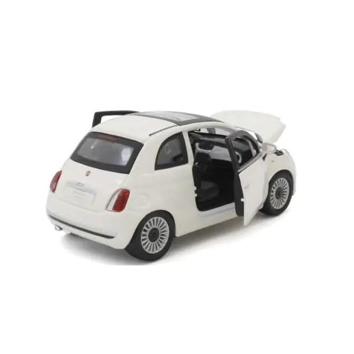 Kyosho Burago Fiat 500 2007 1/24 Белый BUR22106W1