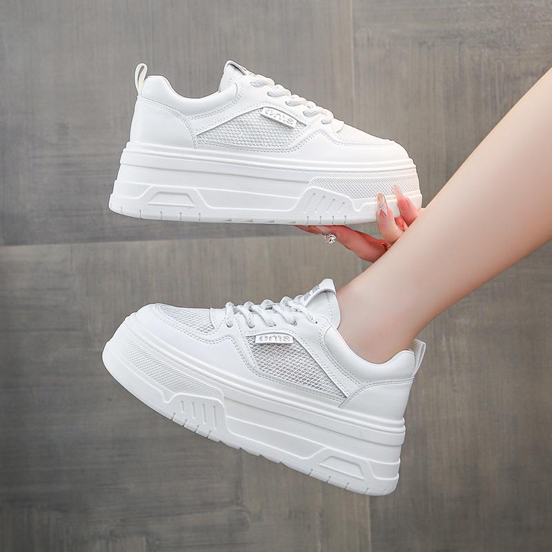 New Fashion Women's Casual Vulcanized Shoes New Trend Versatile Thick-soled Shoes Women's Breathable Tennis Shoes Zapatos