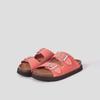 Scholl (женщины) Двухполосные пробковые сандалии с шипами Коралловые (Hh54K2C147)