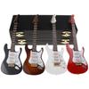 Wooden Mini Wooden Electric Guitar Mini Musical Instrument Model Room Decoration