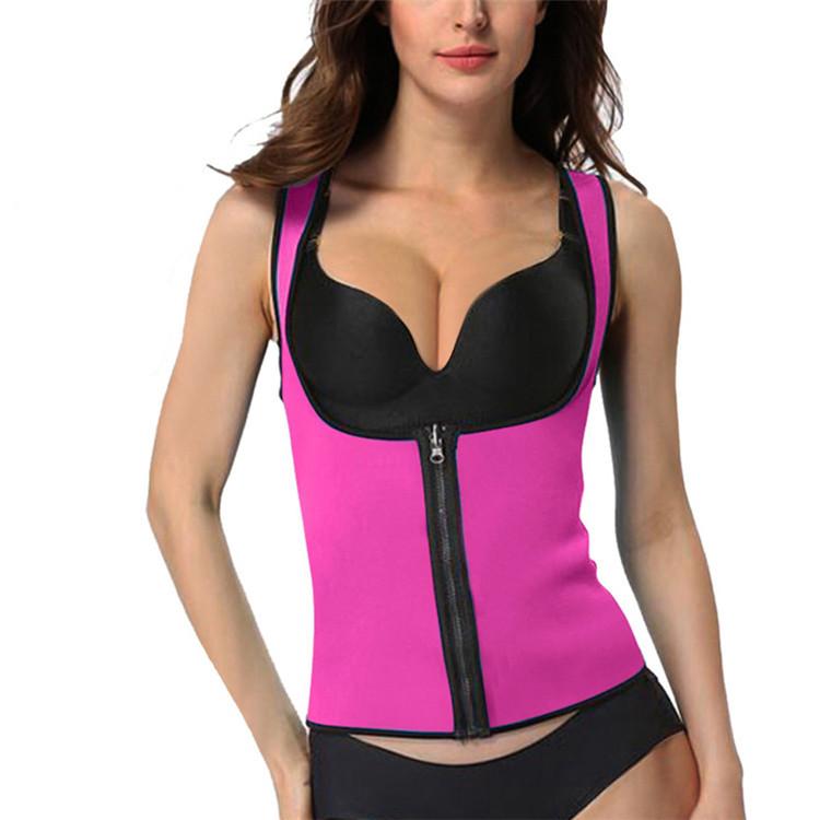 Women's Body Corset Neoprene Sports Tummy Tuck Shapewear Sweating Sweatshirt Shaping Bra Undershirt