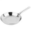 Extra Thick Stainless Steel Non Stick Coating Pan with Helper Handle Saute and Frying Pan