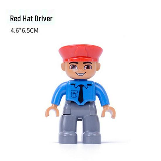 Совместимо с LEGO Duplo: Крупные блоки, Аксессуары, Фигурки, Минифигурки, Куклы, Персонажи и Профессиональные роли (например, Полиция)