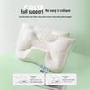 Набор из 2 латексных подушек для поддержки шеи против скольжения для сна взрослых, универсальные для использования в общежитии