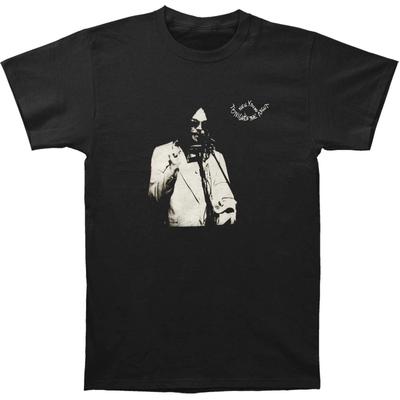 Оригинальная футболка NEIL YOUNG Tonight's The Night, органическая, приталенная, размер S, НОВАЯ