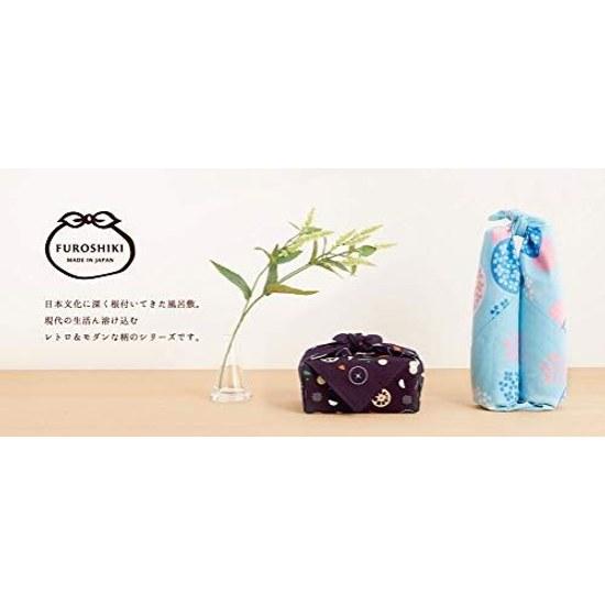 Miyamoto-Towel Made Japan Furoshiki Okami-san no Kofuroshiki 5050cm Striped Houndstooth 30045
