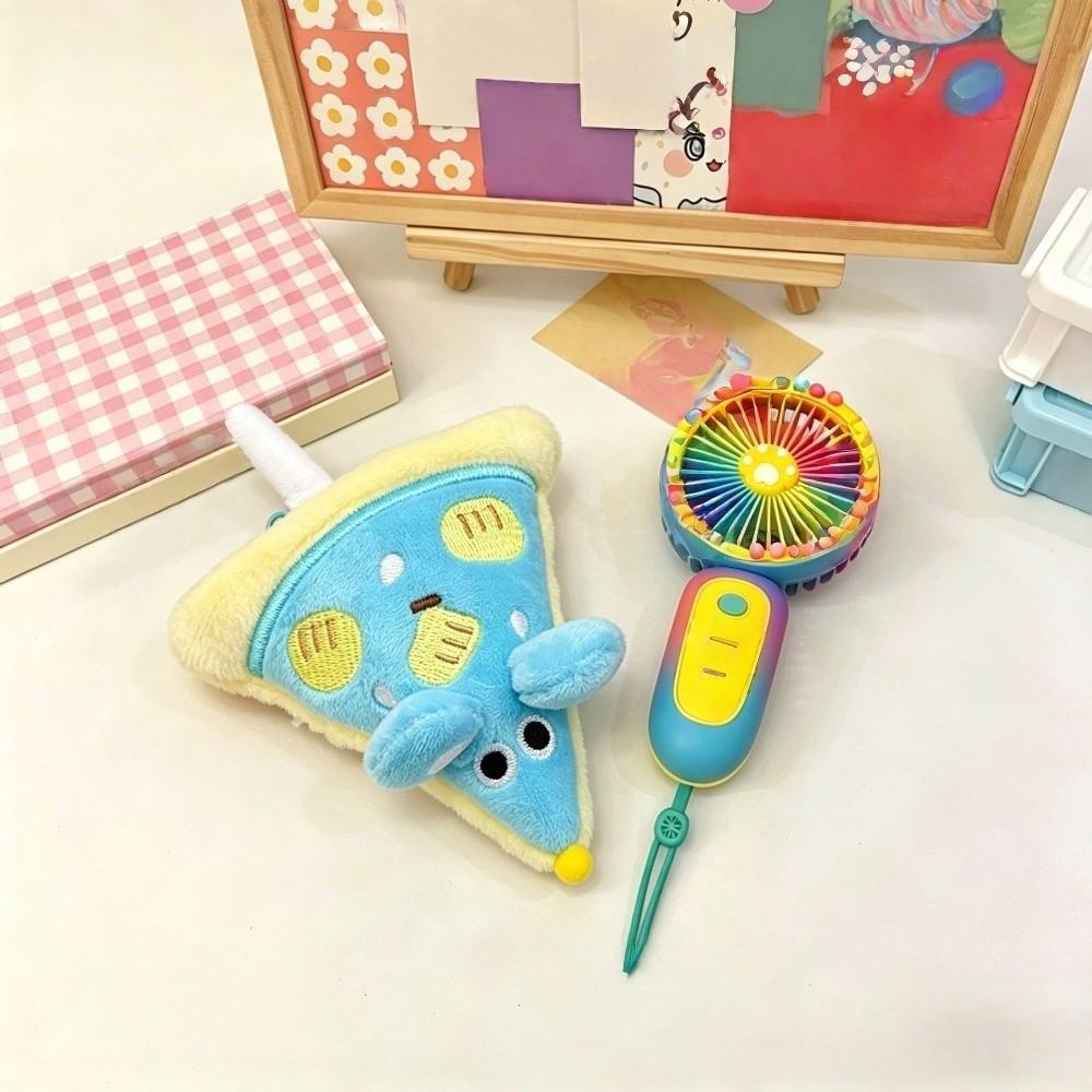 6pcs Keychain Combination Friendship Pizza Pendant Cartoon BFF Keyring Best Friend