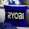 Ryobi Equipment Электроинструменты Логотип Бренда Коврики для Пола Чехол для Подушки Наволочка Обивочная Ткань Диван Декоративная Подушка Декор для Дома Наволочка