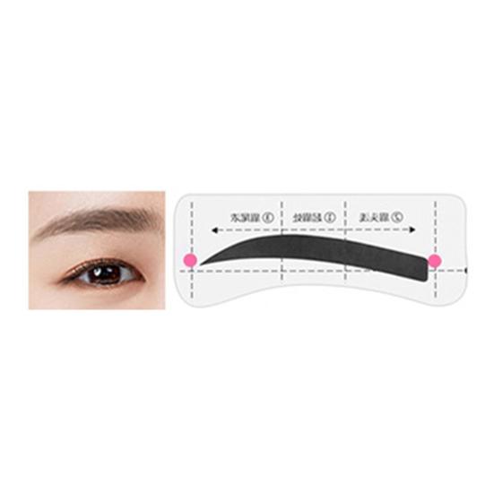 1 Набор Трафарет-наклейка для бровей Одноразовый Формирователь бровей Направляющая для рисования Инструменты DIY Женский Начинающий Шаблон для формирования бровей