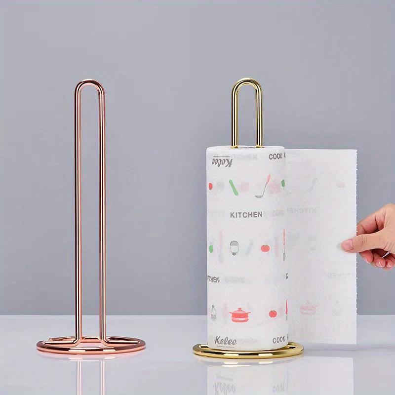 Kitchen Roll Paper Towel Holder Bathroom Tissue Stand Dining Table Vertical Napkins Rack Kitchen Storage Shelf