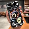 Модный Бильярдный Номер 8 Чехол для Телефона Для IPhone 17 Pro Max 15 Pro 16 14 Plus 12 13 Mini 11 Pro Ударопрочный Мягкий Чехол