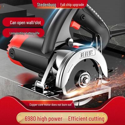 Многофункциональная ручная режущая машина высокой мощности для дерева, плитки, металла и мрамора