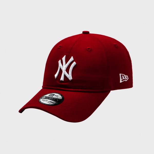 Детская базовая неструктурированная бейсболка New York Yankees Алый 14666510