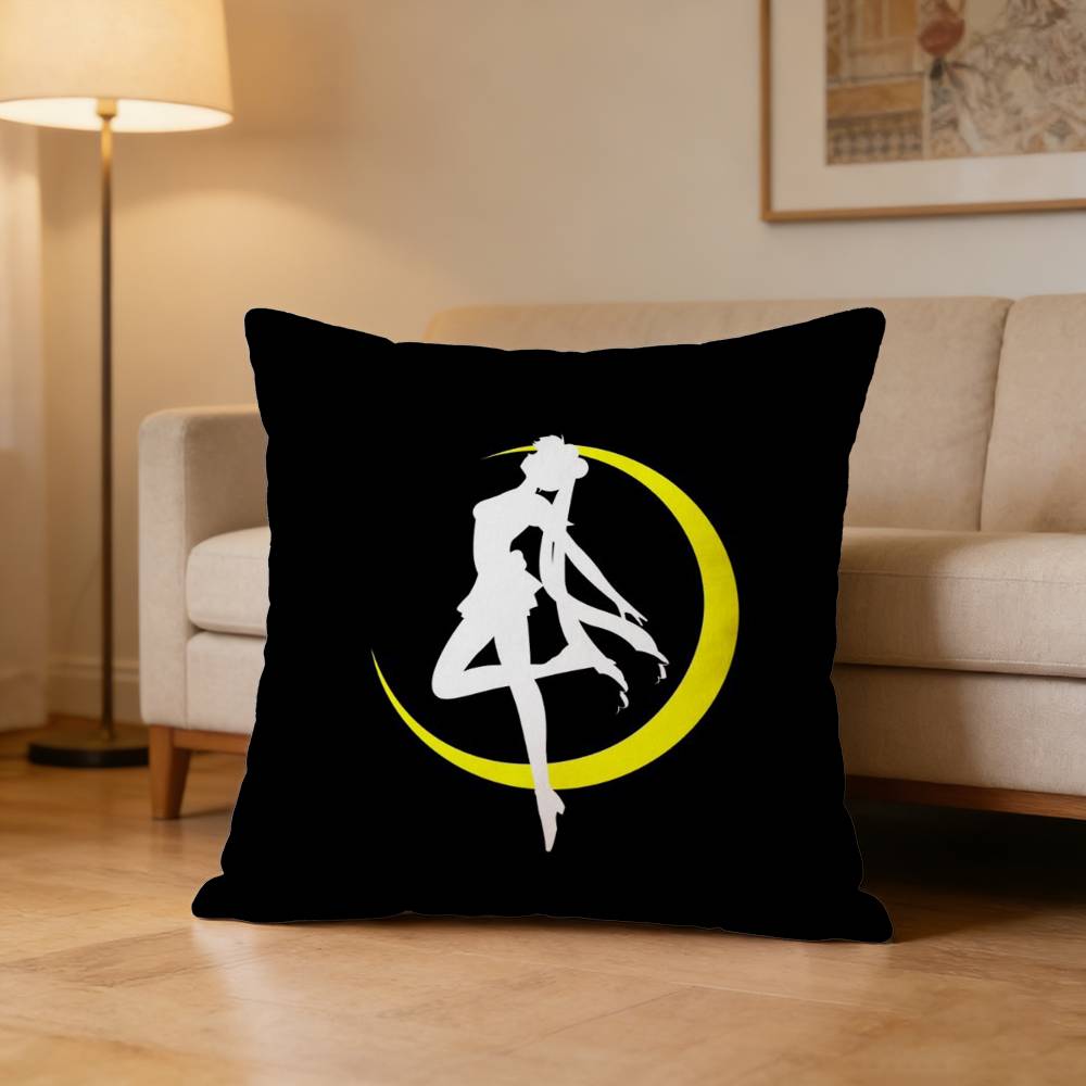 Cute Usagi Tsukino Sailor Moon Pillow Case Pattern Printed Pillowcase For Living Room Sofa Cushion Cover